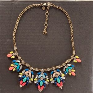 (J.Crew) multi-colored statement necklace